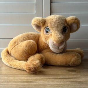 Vintage Disney Store The Lion King Nala Lion Cub Plush Stuffed Animal Toy 12”